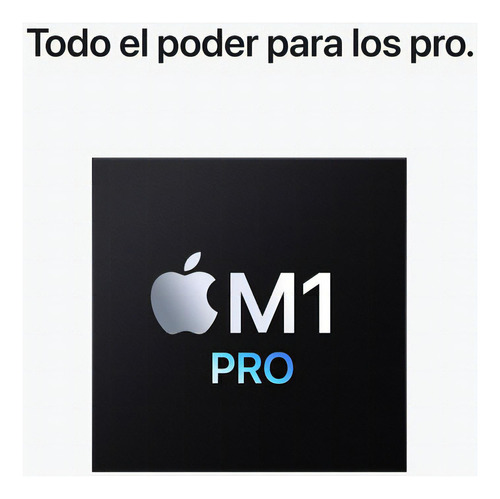 Apple Macbook Pro (14 Pulgadas, Chip M1 Pro De Apple Con Cpu De 10 Núcleos,, 16 Gb Ram, 1 Tb Ssd) - Color Plata