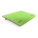 Base Para Notebook 15,6' Verde Com Fan 140mm Led Azul Dex