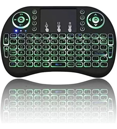 Mini Teclado Sem Fio Recarregavel P/ Tv Smart Tv Box Pc 