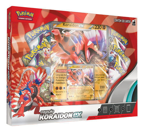 Box Pokemon Koraidon Ex Lendas De Paldea Copag