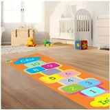 Amarelinha Adesivo Laminado Resistente Brincadeira Infantil