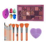 Combo Maquillaje Brochas Sombras Esponjas Ideal Para Regalar