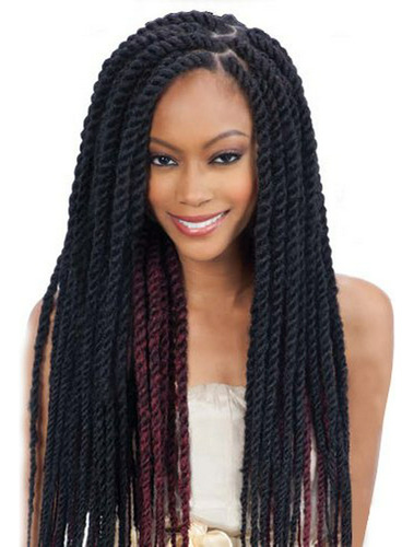 Trenzas De Pelo Sintético Havana Twist Estilo Cubano, 16 , 1