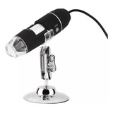 Microscopio Usb Digital 1600x 8 Led Electronico Capilografo 