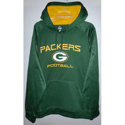 Sudadera Nfl Green Bay Packers Majestic Año 2014 Talla G L Verde Musgo