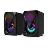 Parlante Gamer Para Pc Rgb X2