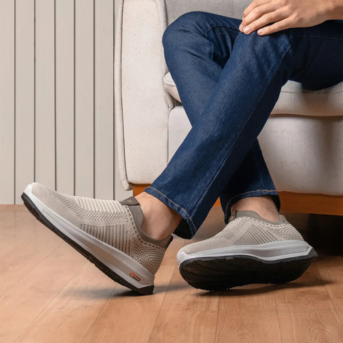 Tenis Knit Slip-on Etron Ferricelli Conforto Ultra-leve | Parcelamento sem juros
