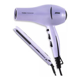 Atma Ck4020p Titanium Beauty Set Secador + Planchita De Pelo