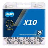 Cadena Bicicleta Kmc X10 X-bridge 116eslabones 10 Vel.