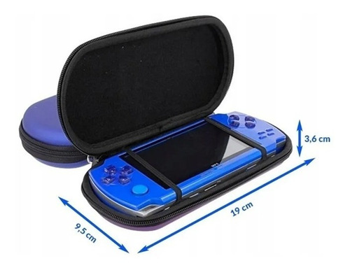 Estuche Duro Rígido Cremallera Para Sony Psp 1000 2000 3000