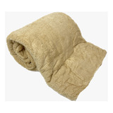 Manta Microfibra Lisa Casal Cobertor Soft Veludo 2,20mx1.80m Cor Bege