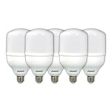 Kit De 5 Bombillas Led De 50 W, Bombilla E27, 6500 K, Color Blanco Frío, Avant Light Color, Blanco Frío, 110 V/220 V