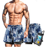 Short Playa Hombre Short Traje De Baño Hombre Bañadores 2pcs