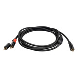 Cable Adaptador 1 Rca A 2 Rac De Audio Subwoofer