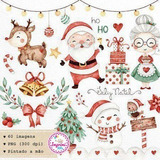 Kit Cliparts Y Fondos Navidad Papeles Png Navideños #n115