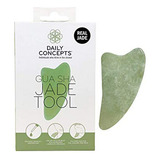 Herramienta Facial De Jade Gua Sha Daily Concepts, 1 Unidad