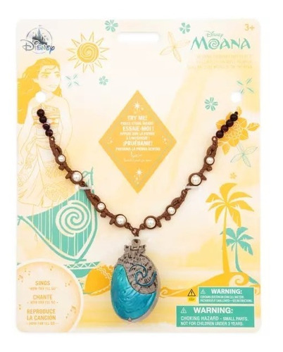 Collar Moana Musical  Disney  Store Original 