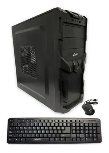 Gabinete Brb Pc Kit Atx Negro Con Fuente 550w Teclado Mouse