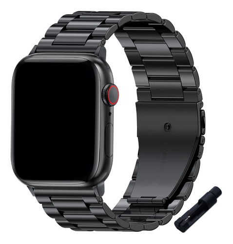 Correa Para Apple Watch Eslabones Acero Inoxidable