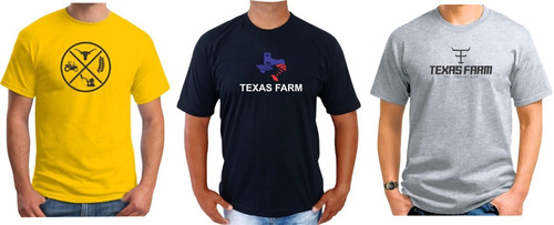 Kit De Camiseta Masculina Texas Farm Agronomia Lançamento