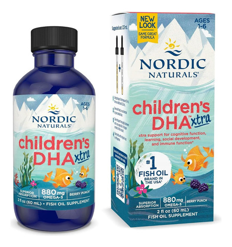 Dha Para Niños Omega 3 Epa Y Dha 60ml Gotero