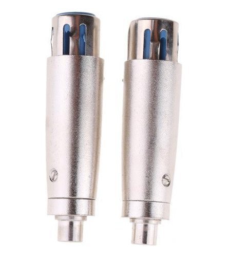 2 Adaptadores Phono Plug Xlr De 3 Pines