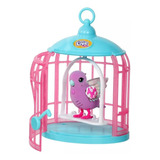 Mascota Interactiva Little Live Pets Bird Con Luces Y Jaula