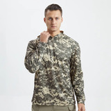 Camiseta De Camuflaje Táctico De Secado Rápido Para Hombre Y