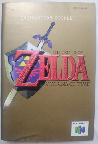Zelda Ocarina Of Time Solo Manual Original N64