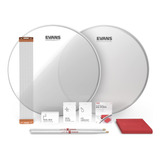 Evans Uv1 Snare Drum Tune Up Kit - Contiene Parche De Tambor