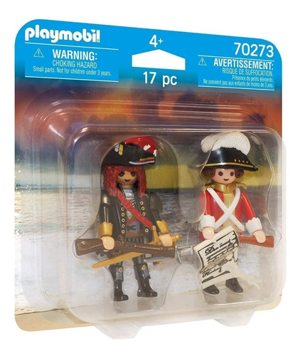 Playmobil Duo Pack Pirata Y Soldado Art 70273 Loonytoys