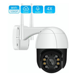 Cámara De Seguridad De 1080p Con Luz Led Y Wifi P/exteriores