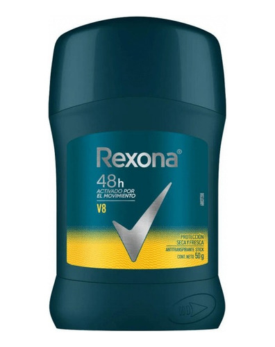 Rexona V8 En Barra Antitranspirante 