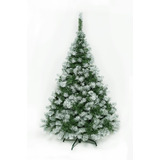 Árbol De Navidad Montañes Deluxe Nevado 1.80mts Base Metal