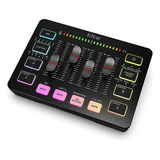 Mixer De Audio Para Gaming Compatible Con Pc Y Interfaces Xl