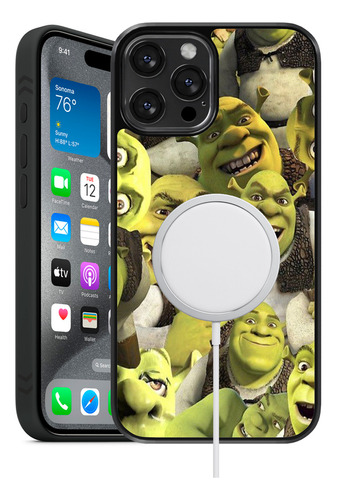 Funda Compatible Mag-safe Para iPhone  De Shreek..