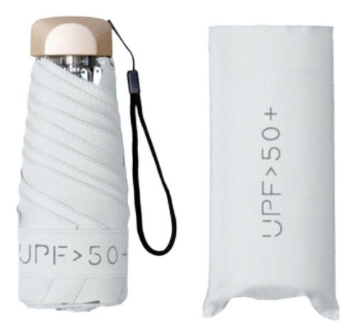 Mini Paraguas Plegable Luz Protección Solar Anti-uv