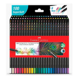 Faber Castell Lapices De Colores Super Soft, Con 100 Colores Para Pintar