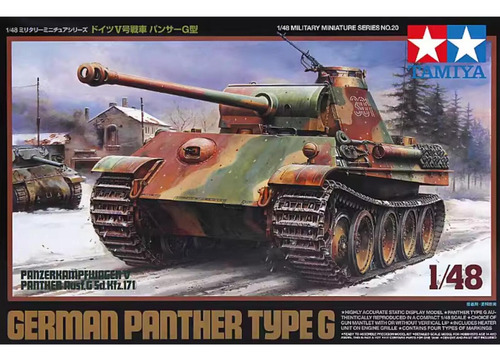 Tamiya 32520 1/48 Panzerkampfwagen Alemán Contra Panther Aus