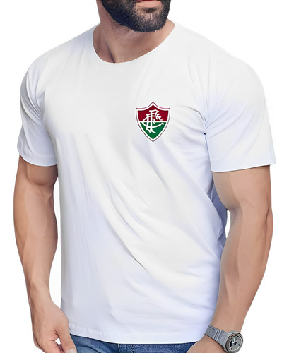 Camisa Do Fluminense 100% Algodão M Ao G3