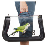 Jaula De Viaje Para Pájaros Con Tazas De Comedero Y Perca