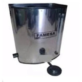 Ducha Electrica 25 Lts Calefon Bajo Consumo Acero Inoxidable