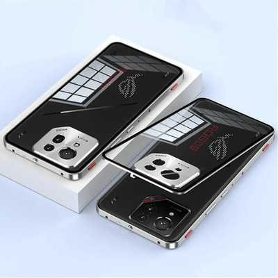 Funda Con Marco Metálico Para Asus Rog9/rog9 Pro, Diseño Con Hebilla Elástica, Anti-caídas Y Anti-huellas