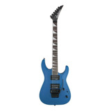 Guitarra Eléctrica Para Zurdo Jackson Js Series Js32 Dka Dinky De Álamo Bright Blue Brillante Con Diapasón De Amaranto