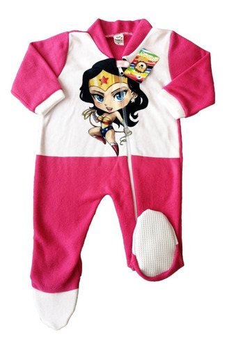 Pijamas Térmicas Niño Niña Tela Polar Fleece Super Heroes