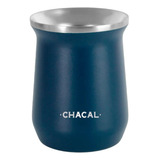 Copo Cuia Térmico Inox Tereré Chimarrão Chacal 236ml Cores Cor Azul Liso