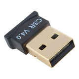 Adaptador Usb Emisor Bluetooth 4.0para Pc Notebook Joystick 