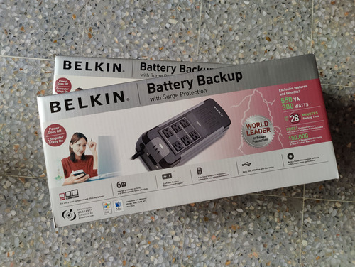 Belkin No Brake Y Supresión De Picos F6h550-usb 550va 300w