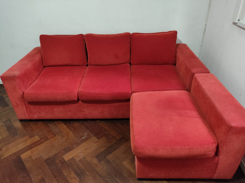 Sillon Rojo 3 Cuerpos + Butaca