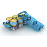 Pantry Pack Organizador De Latas De Comida, 5.5 Oz, Azul